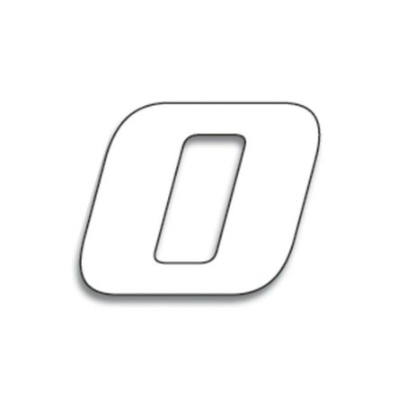 Numeros de carrera blanco - Pack de 3 Uds Blackbird PVC 5049/10/0
