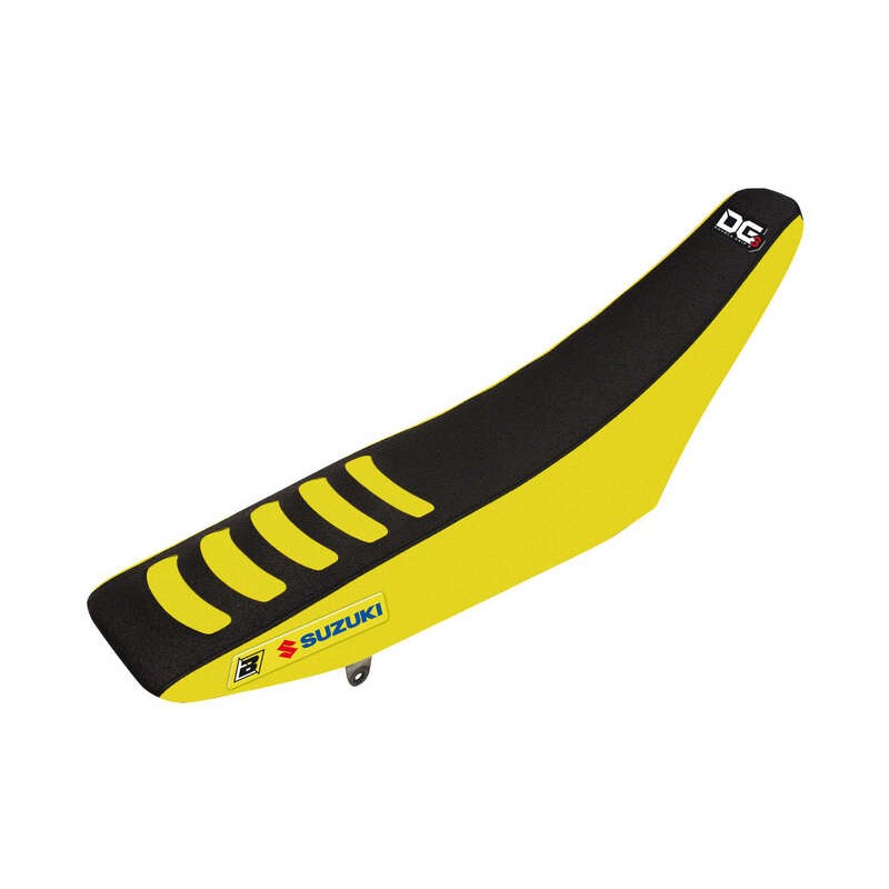 Funda de asiento Blackbird Doble agarre 3 Suzuki negro/amarillo 1323H