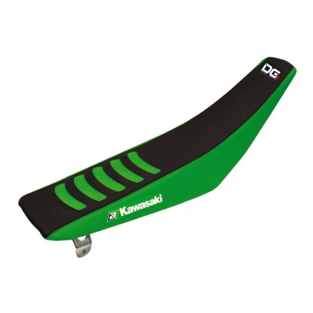 Funda de asiento Blackbird Doble agarre 3 Kawasaki negro/verde 1432H