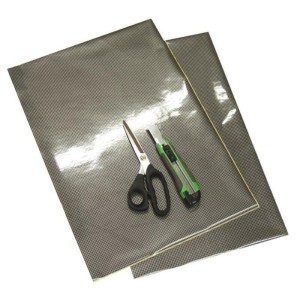 Adhesivo Blackbird Crystal Look Carbono - Con Superficie Transpirab...