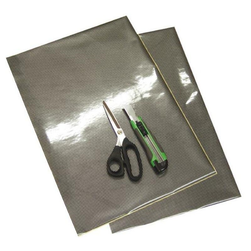 Adhesivo Blackbird Crystal Look Carbono - Con Superficie Transpirab...