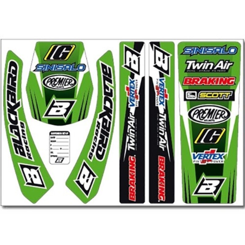 Kit Adhesivos Blackbird Standard Kawasaki 5428