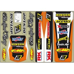Kit Adhesivos Blackbird Standard KTm 5525