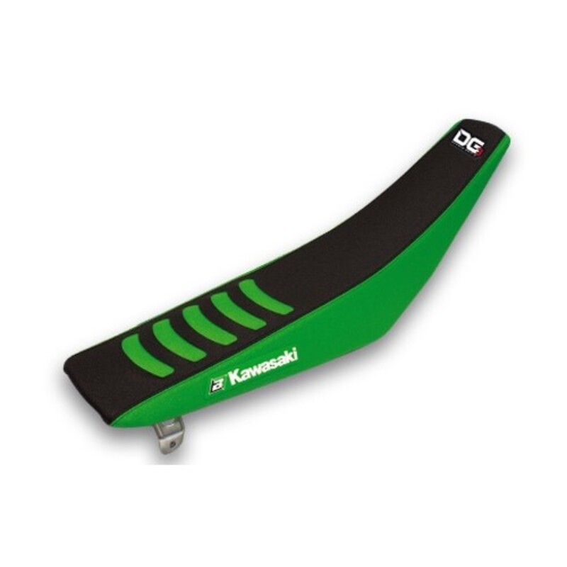 Funda de asiento Blackbird Doble agarre 3 Kawasaki negro/verde 1427H