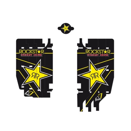 Adhesivos para rejillas de radiador Blackbird Rockstar Energy Suzuk...