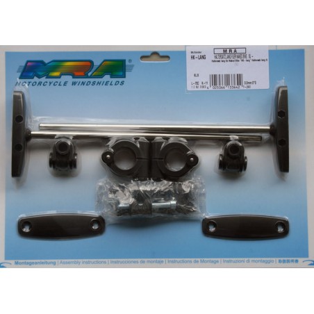 Kit de montaje MRA para pantalla HKSL 260mm motos naked (manillar 2...