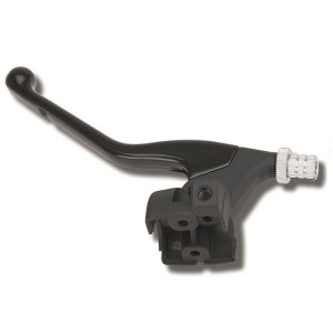 Maneta con soporte Domino Derbi Senda fulcrum 28mm izquierda 2980.04