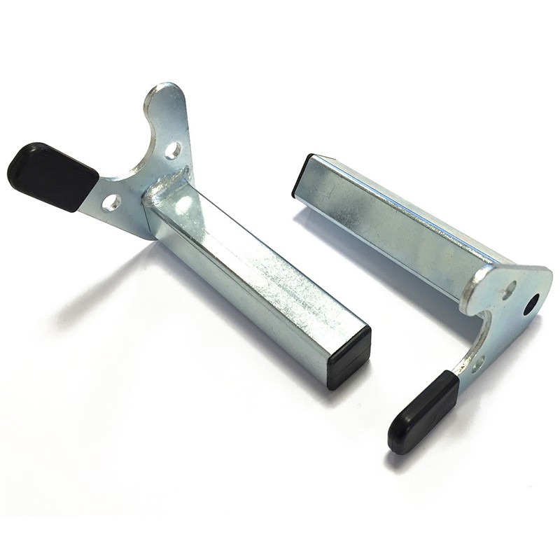 Soportes V diabolos para caballete trasero