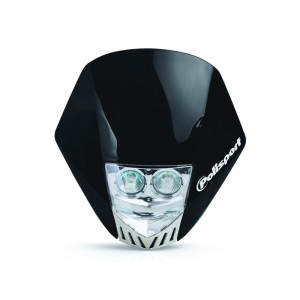 Careta Polisport HMX LED negro 8657100002