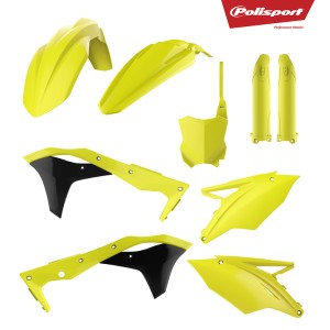 Kit de plástica completo Polisport Kawasaki amarillo fluor 90743