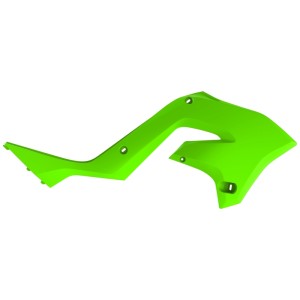 Tapa de radiador Polisport, verde lima KX125/250