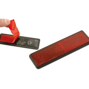 Catadioptrico rectangular con adhesivo 91x25 homologado V PARTS