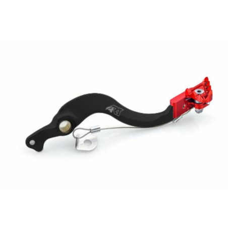 Pedal de freno Xtrem ART - negro rojo