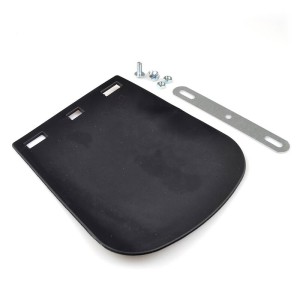 Faldón guardabarros trasero Vespa goma dura 165x145mm V PARTS