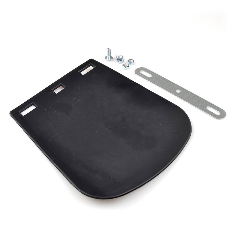 Faldón guardabarros trasero Vespa goma dura 165x145mm V PARTS