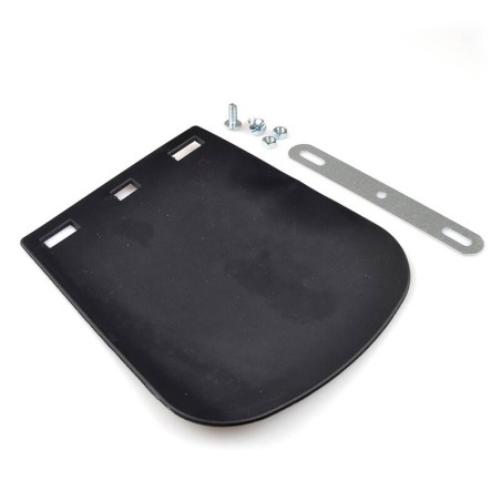 Faldón guardabarros trasero Vespa goma dura 165x145mm V PARTS