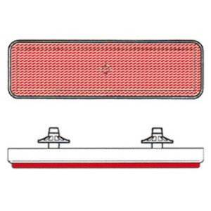 Catadióptrico rectangular trasero V PARTS