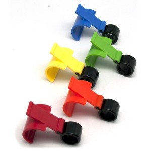 Bloqueo de freno para transporte rojo