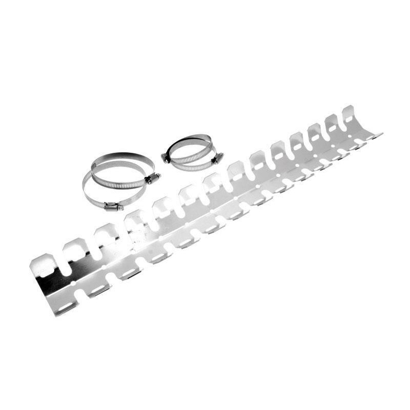 Protector de escape de aluminio Con 4 abrazaderas