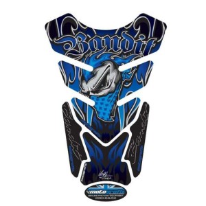 Protector de depósito Motografix BANDIT azul, 4 piezas