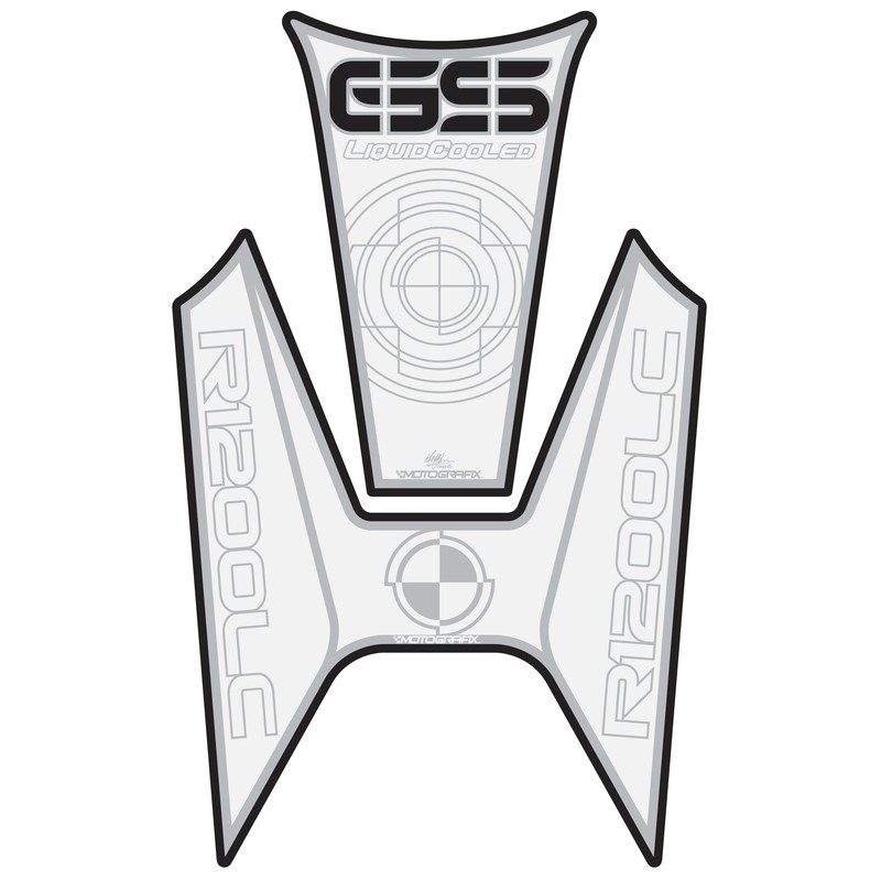 Protector de depósito Motografix R1200GS blanco