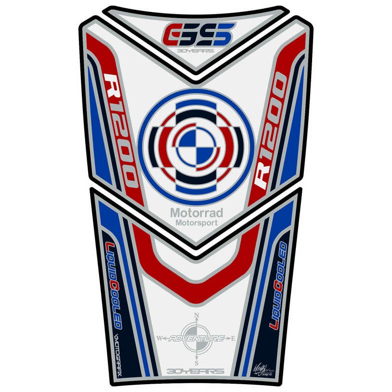 Protector de depósito Motografix BMW R1200GS Adventure 3 piezas Mot...