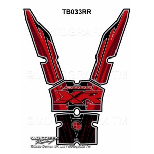 Protector de depósito Motografix BMW S1000XR rojo negro