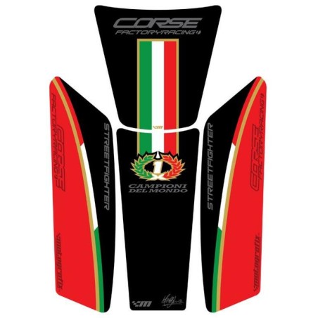 Protector de depósito Motografix STREETFIGHTER Rojo