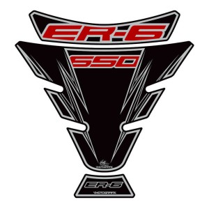 Protector de depósito Motografix Kawasaki ER6F 3 piezas negro