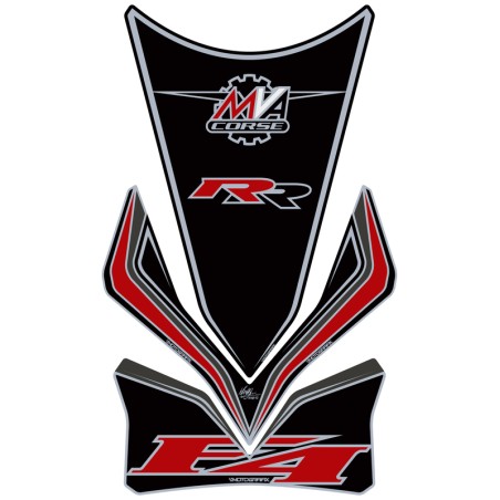 Protector de depósito Motografix MV AGUSTA F4RR 3 piezas negro