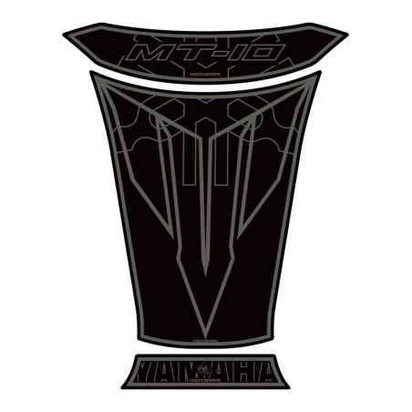 Protector de depósito Motografix YAMAHA MT-10 2 piezas negro