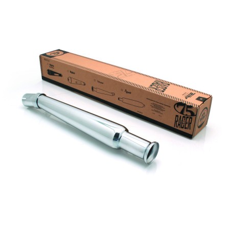 Silencioso Vintage universal derecho cromado Trump V PARTS