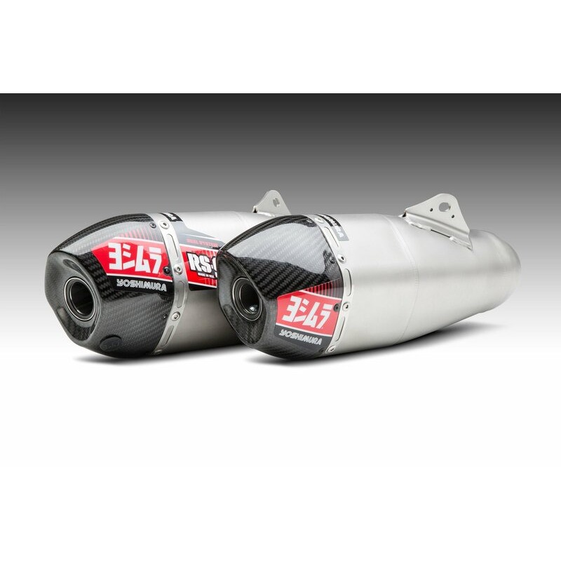 Silencioso izquierdo de acero inoxidable Yoshimura, para escape RS-...