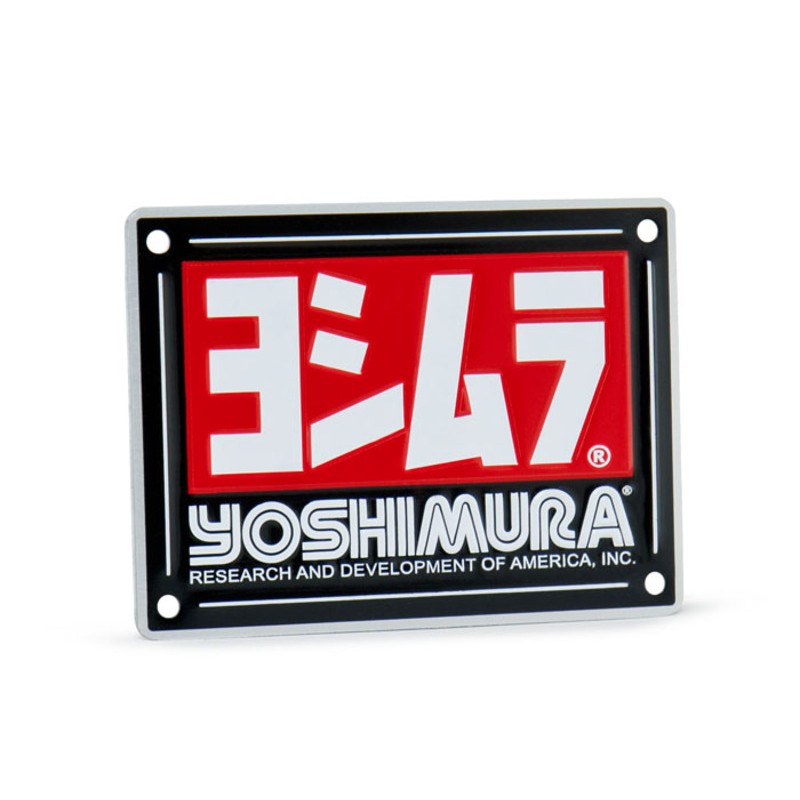 Placa con logo Yoshimura para Silencioso RS-4