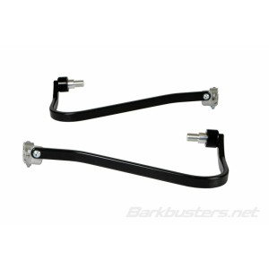 Soportes de aluminio Barkbusters Fijación de doble anclaje Color negro