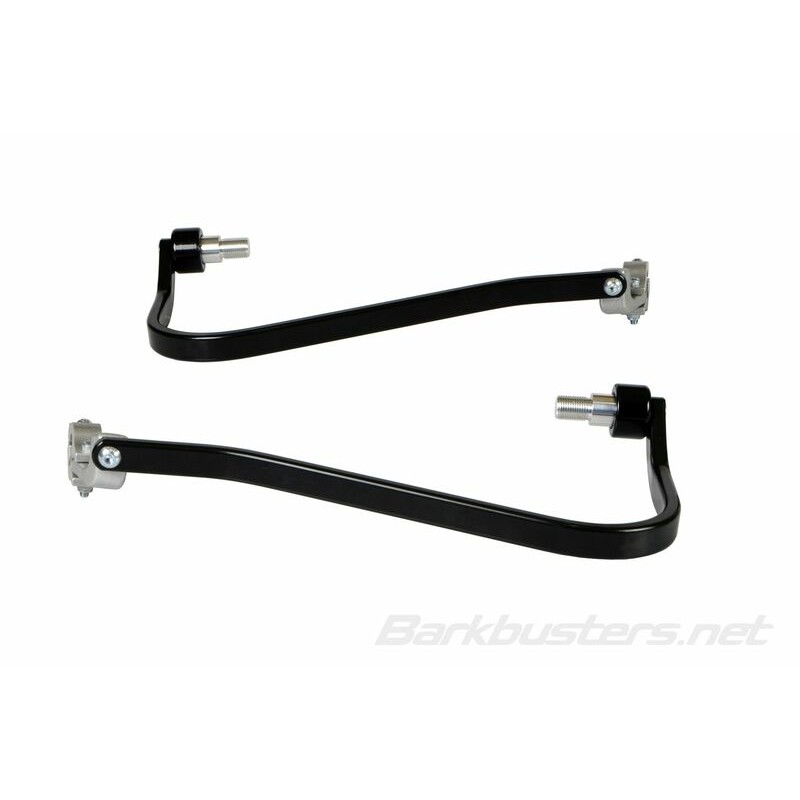 Soportes de aluminio Barkbusters Fijación de doble anclaje Color negro