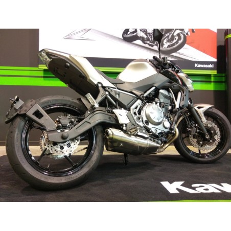 Portamatrículas a la rueda Kawasaki Z650 negro