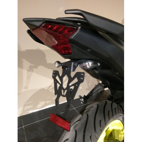 Portamatrículas Yamaha MT-03 negro V PARTS