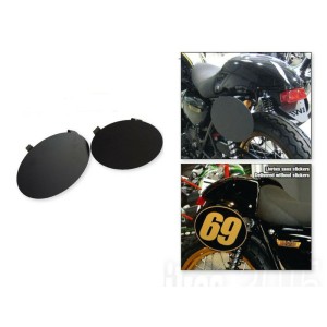 Paneles laterales (par) Kawasaki W800 W650, negro