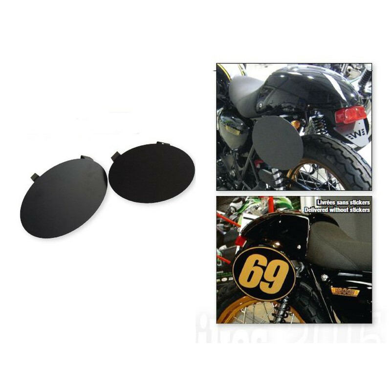 Paneles laterales (par) Kawasaki W800 W650, negro