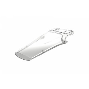 Guardabarros trasero Polisport TC/FC 19 Transparente