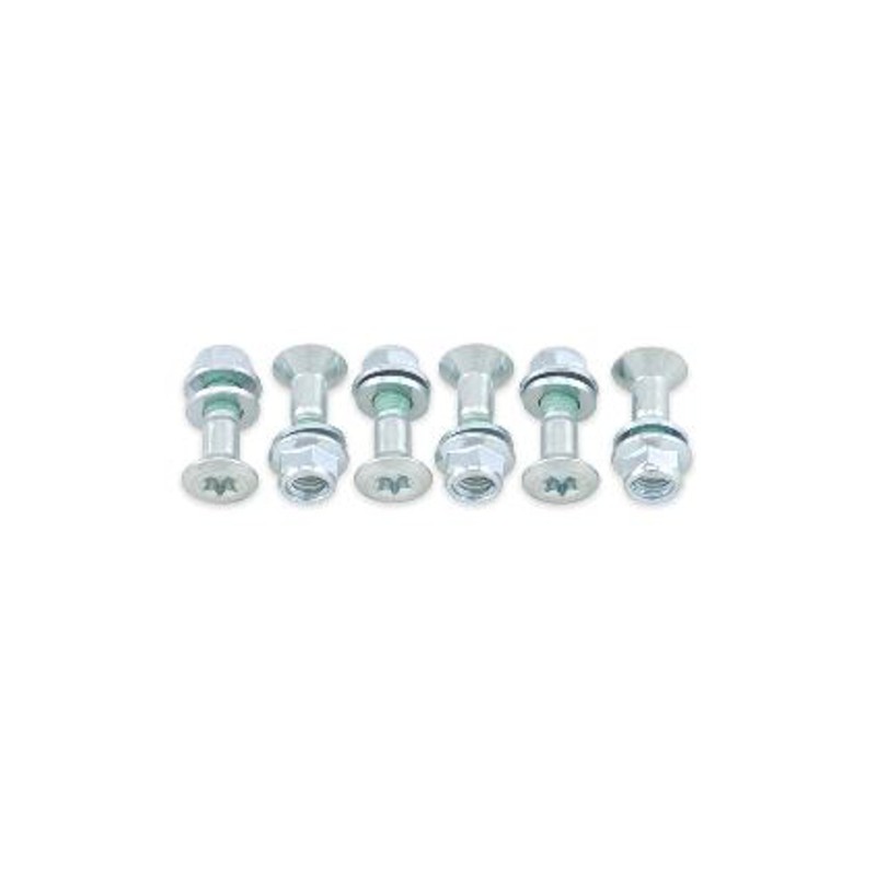 Pack de 6 Tornillos de corona Bolt Plata - cabeza Torx