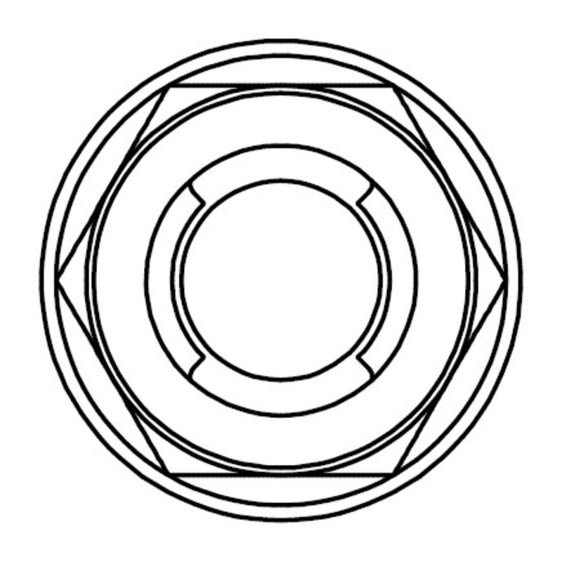 Tuerca fuji con brida BOLT M10 x 1,25 x14mm