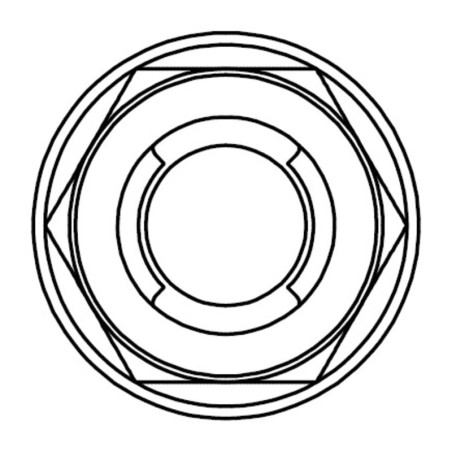 Tuerca fuji con brida BOLT M10 x 1,25 x14mm
