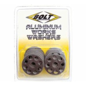 Pack de 10 Arandelas de aluminio Bolt ØINT 6MM / ØEXT 25MM