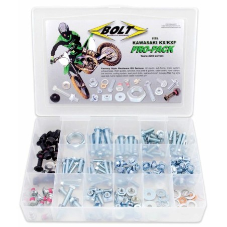 Pack tornillería Bolt Pro Kawasaki para KX/KXF 2003-2013