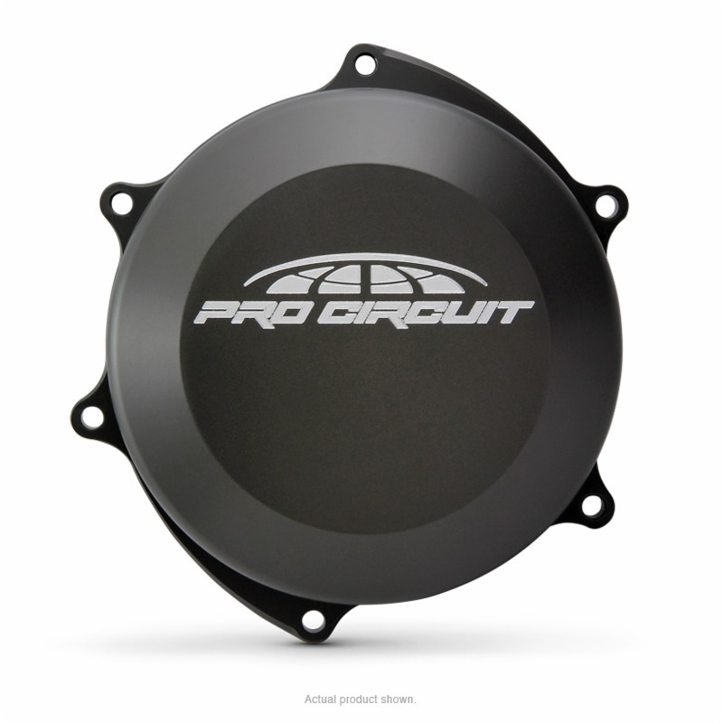 Tapa de embrague Pro Circuit para Yamaha YZ250F: aluminio, negro