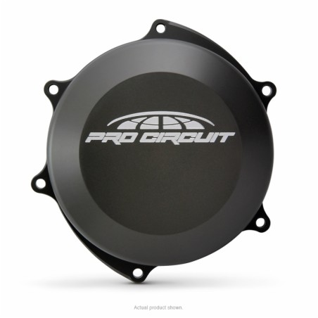 Tapa de embrague Pro Circuit para Yamaha YZ250F: aluminio, negro