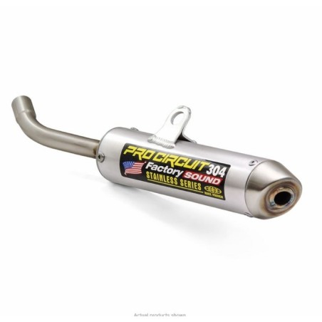 Silencioso Pro Circuit 304 Yamaha YZ65: aluminio, tapa de acero inox
