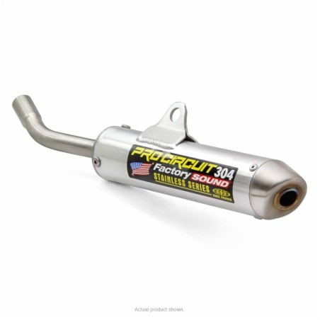 Silencioso Pro Circuit 304 Yamaha YZ85: aluminio, tapa de acero inox